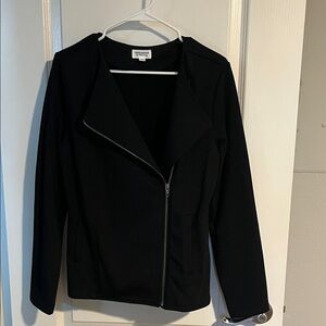 Caralyn Mirand THE DROP Black Zipper Sweater Jacket